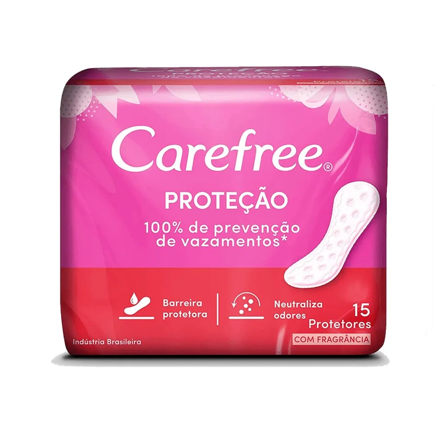 CAREFREE ABSORVENTE 15UN PROT COM PERFUME