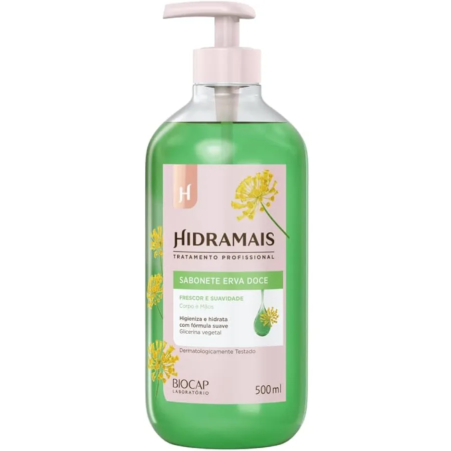 HIDRAMAIS SABONETE LIQ 500ML ERVA DOCE