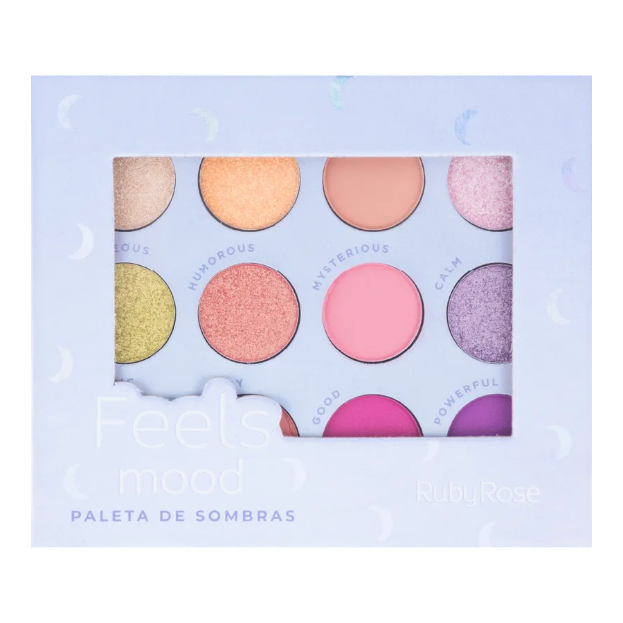 RUBY ROSE PALETA SOMBRAS FEELS MOOD HB1082