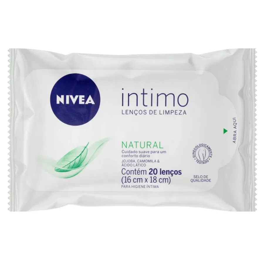 NIVEA LENCO UMEDECIDO INTIMO NATURAL C/20UN