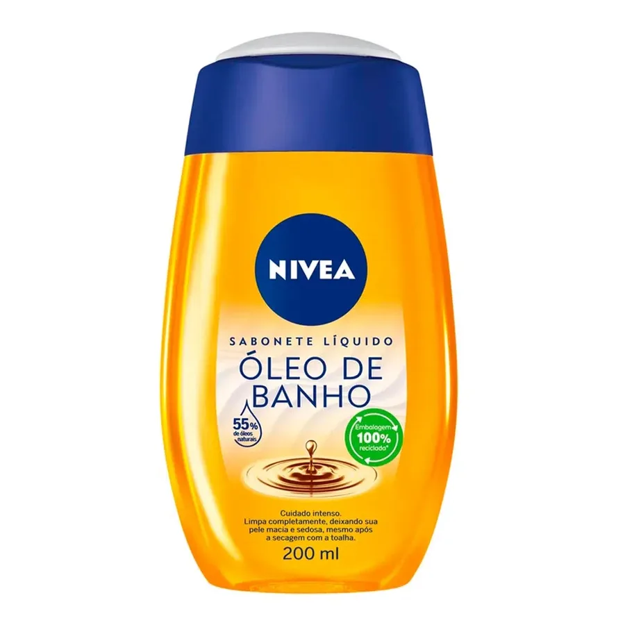 NIVEA SABONETE 200ML LIQ NATURAL OIL