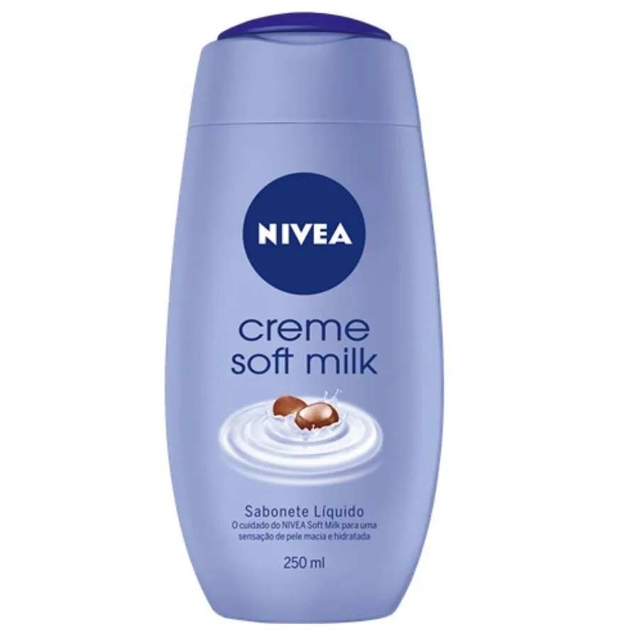 NIVEA SABONETE 250ML LIQ CREME SOFT MILK