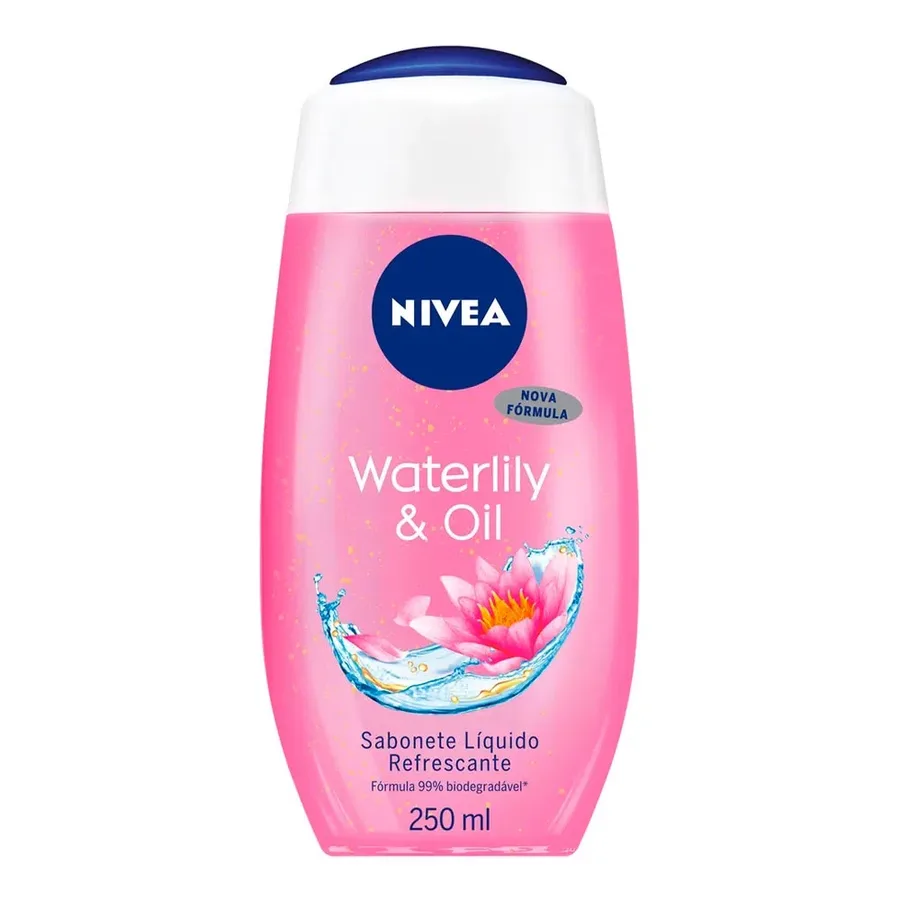 NIVEA SABONETE 250ML LIQ WATER LILY OIL