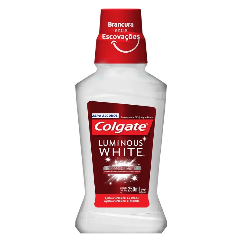 COLGATE ANTISSEP 250ML LUMINOUS WHITE