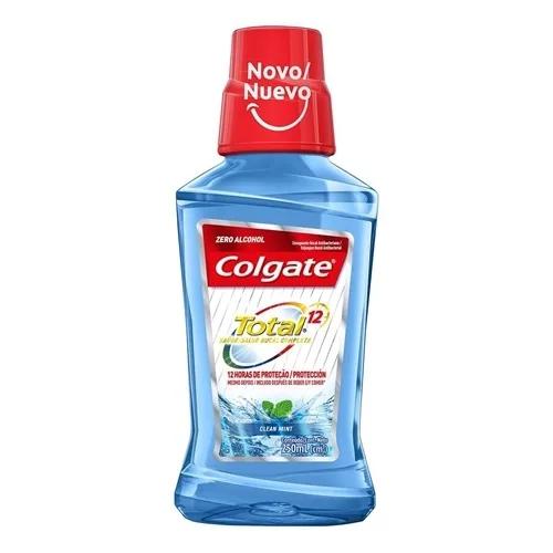 COLGATE ANTISSEP 250ML TOTAL 12 CLEAN MINT