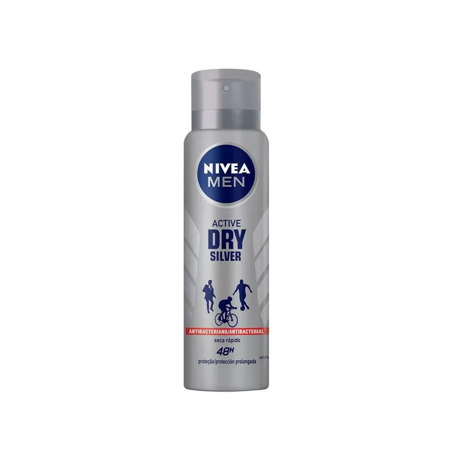 NIVEA AEROSOL 150ML MEN SILVER
