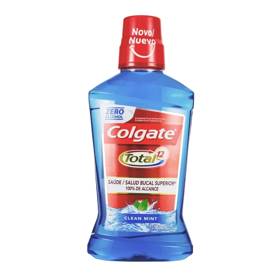 COLGATE TOTAL 12 ANTISSEP 500ML CLEAN MINT