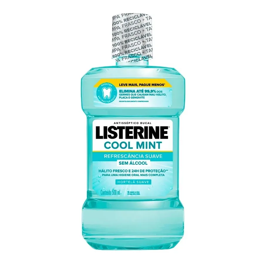 LISTERINE ANTISSEP 500ML ZERO