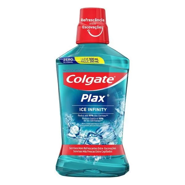 COLGATE PLAX ANTISSEP 500ML ICE L500P350