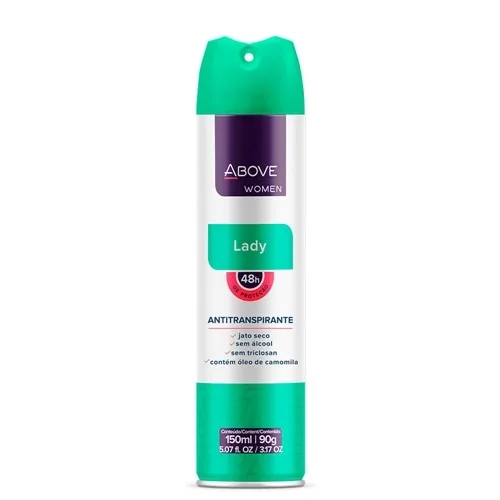 ABOVE AEROSOL 50G POCKET FEM ANT CLASS LADY