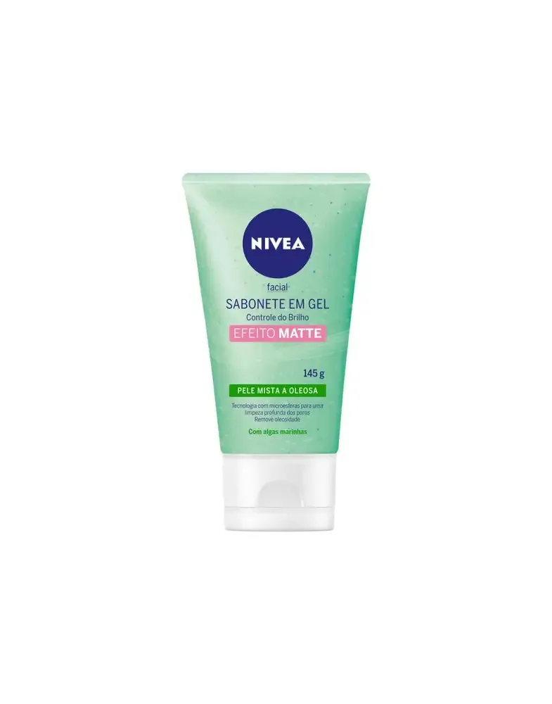NIVEA SABONETE GEL 145G FACIAL CONTROLE BRILHO
