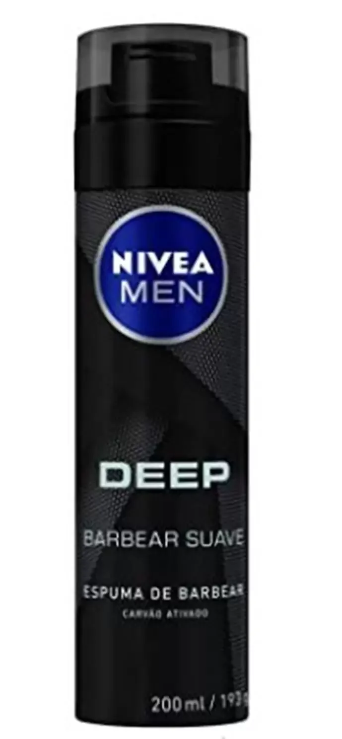 NIVEA ESPUMA BARBA 200ML MEN DEEP BLACK