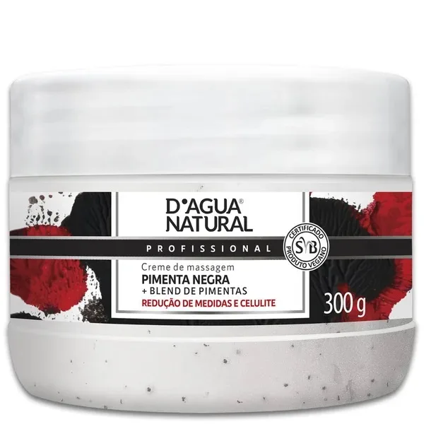 DAGUA N. CREME CORPORAL 300G PIMENTA NEGRA
