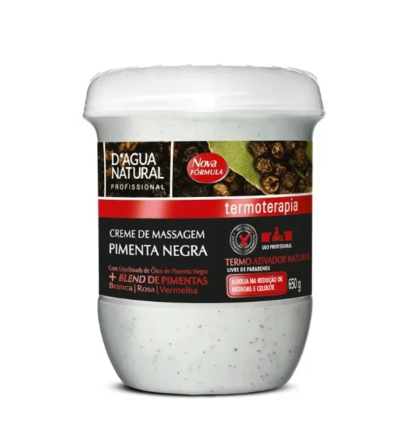 DAGUA N. CREME CORPORAL 650G PIMENTA NEGRA