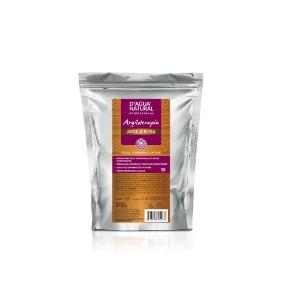 DAGUA NATURAL ARGILA 500G ROSA