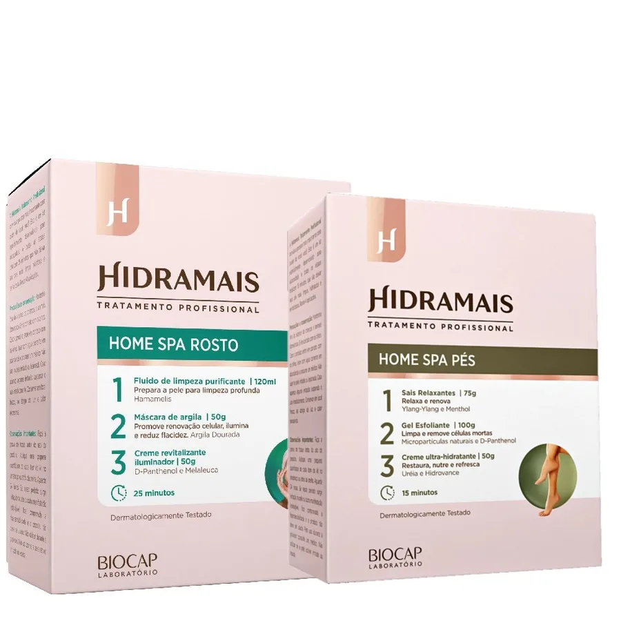 HIDRAMAIS PROMO HOME SPA FACIAL + HOME SPA PES