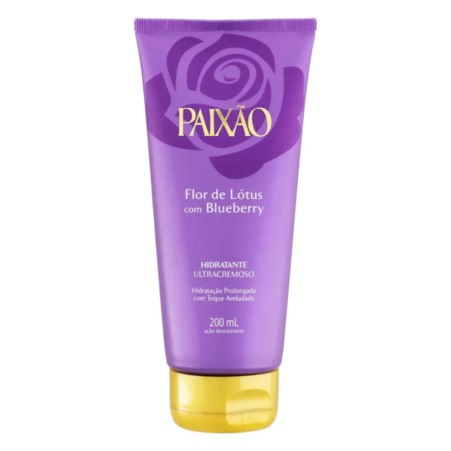 PAIXAO HIDRATANTE 200ML BISNAGA LOTUS BLUEBERRY