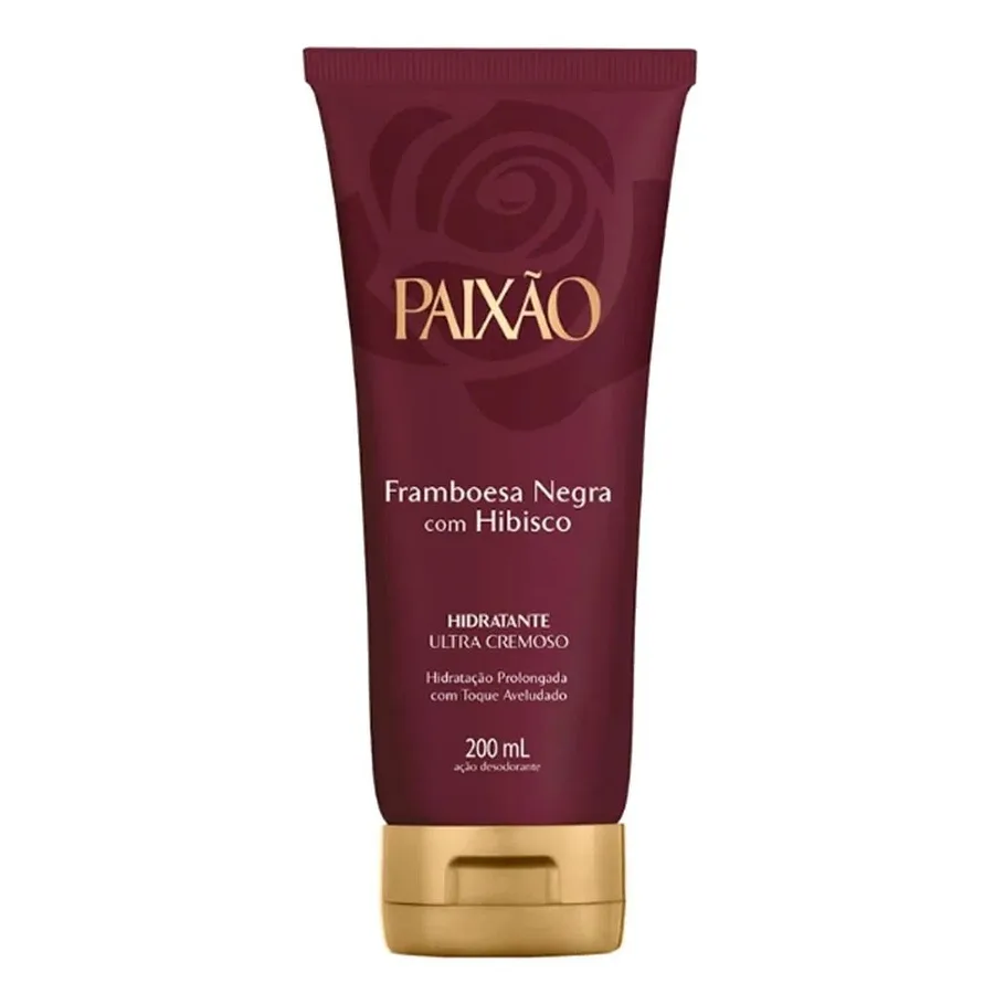 PAIXAO HIDRATANTE 200ML BISNAGA FRAMBOESA HIBISC