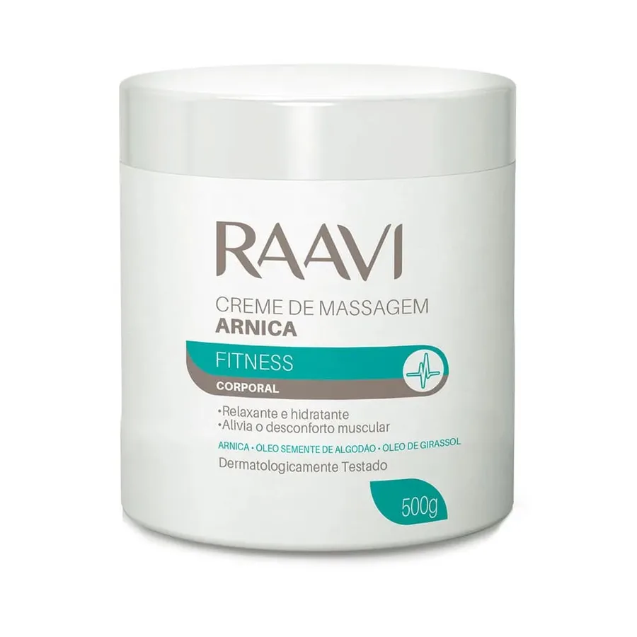 RAAVI CR 500G MASSAGEM ARNICA