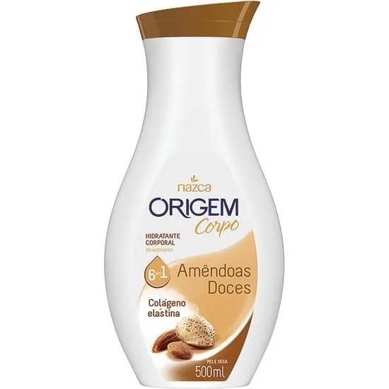 NAZCA ORIGEM HIDRATANTE 500ML AMENDOAS MACADAMIA