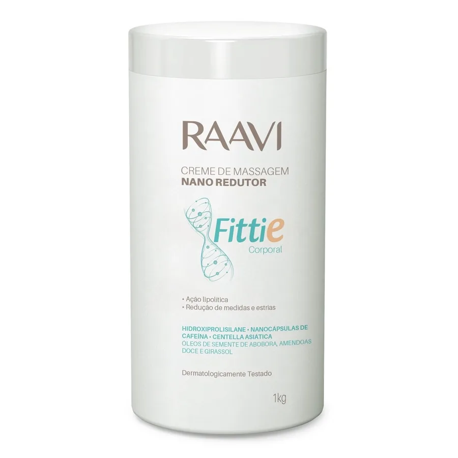 RAAVI CR 1KG MASSAGEM CORPORAL NANO REDUTOR FITTIE