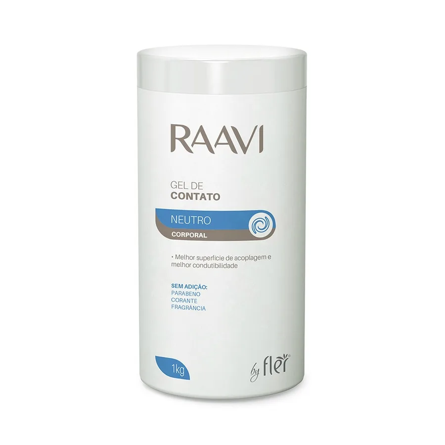 RAAVI GEL 1KG CONTATO CORPORAL NEUTRO