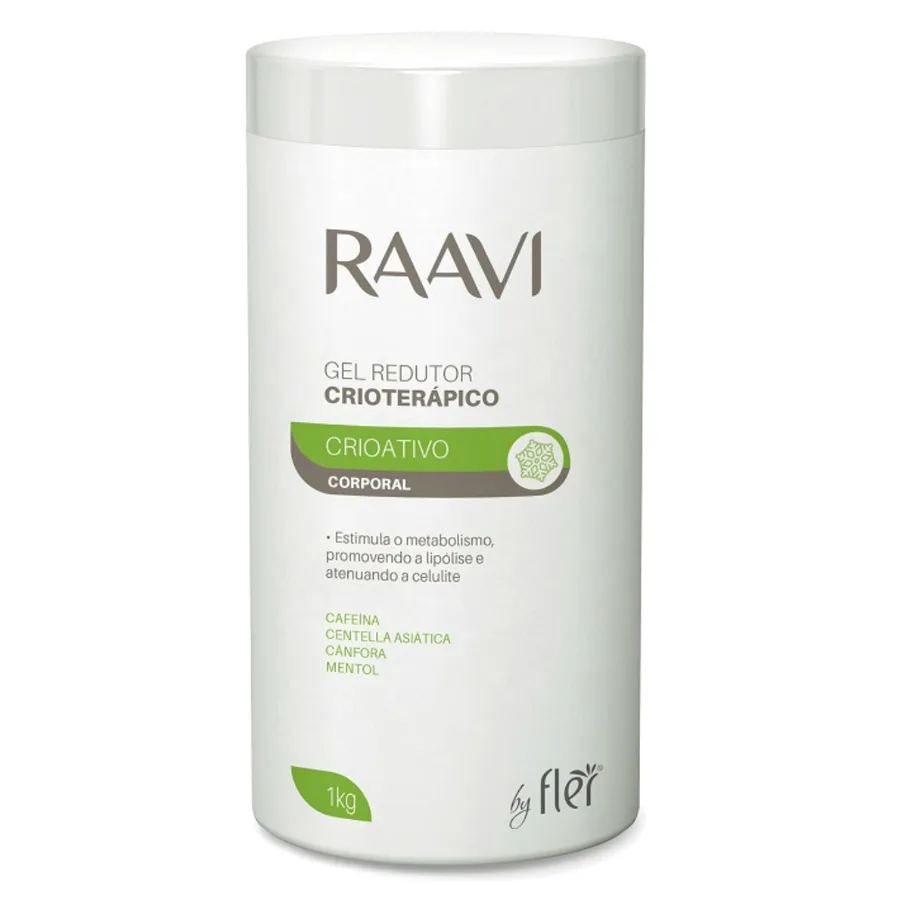 RAAVI GEL 1KG REDUTOR CORPORAL CRIOTERAPICO