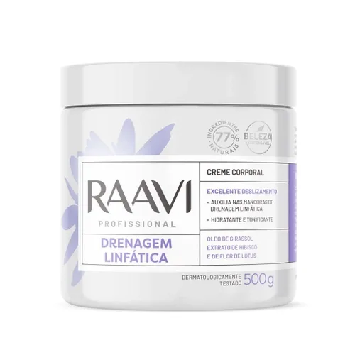 RAAVI CR 500G DRENAGEM LINF HIBISCUS FLOR LOTUS