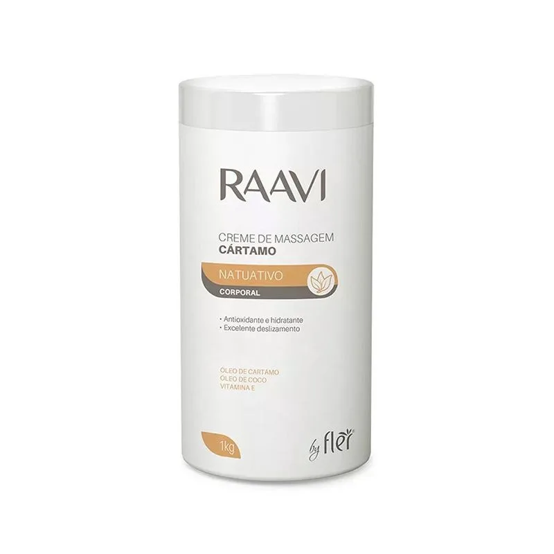 RAAVI CR 1KG MASSAGEM DE CARTAMO