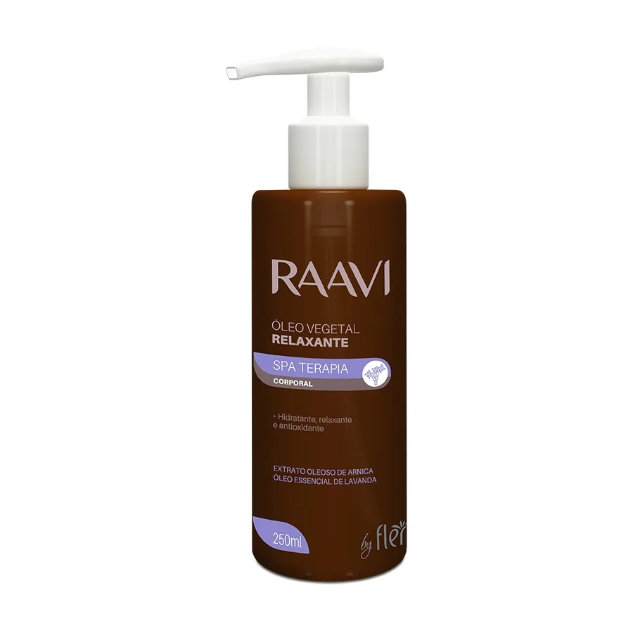 RAAVI OLEO 250ML CORPORAL VEGETAL RELAXANTE
