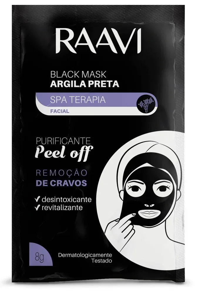 RAAVI MASC 8G PEEL OFF BLACK