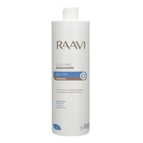 RAAVI OLEO 1L P/MASSAGEM NEUTRO CORPORAL