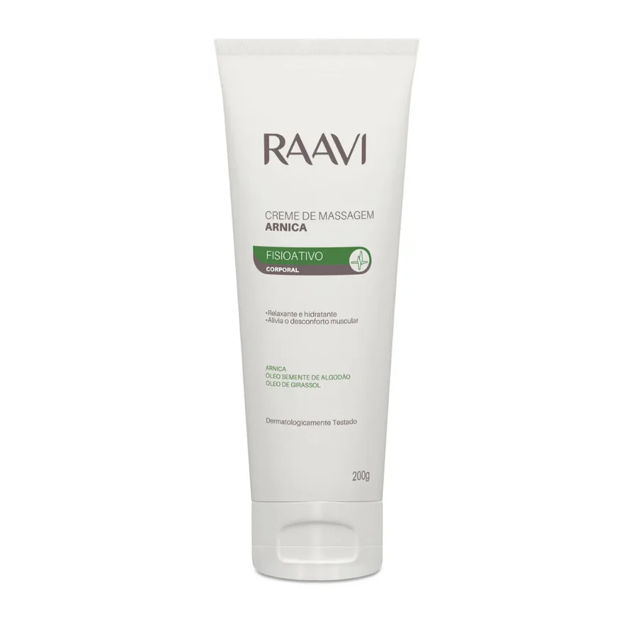 RAAVI CR 200G MASSAGEM ARNICA