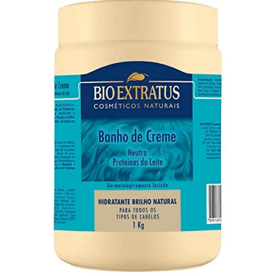 BIOEXTRATUS BANHO CR 1KG NEUTRO PROTEINA DO LEITE