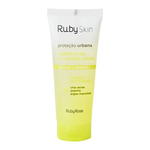RUBY ROSE SABONETE GEL 100ML LIMPEZA SKIN