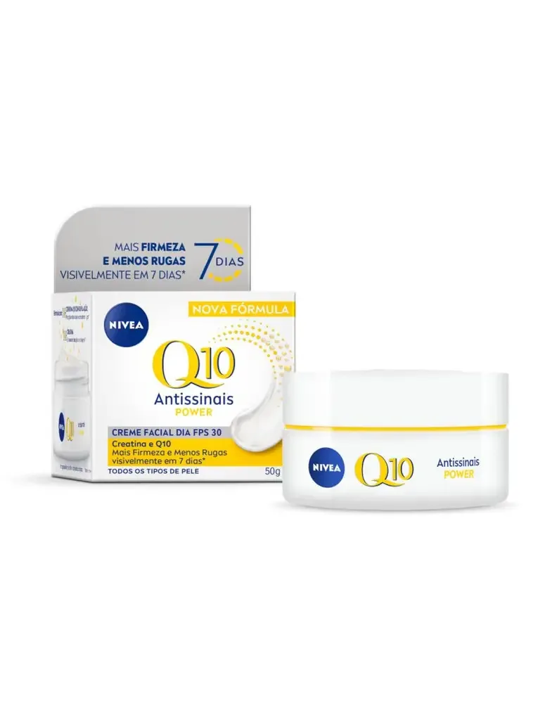 NIVEA CREME 50G ANTISSINAIS DIA Q10 PLUS