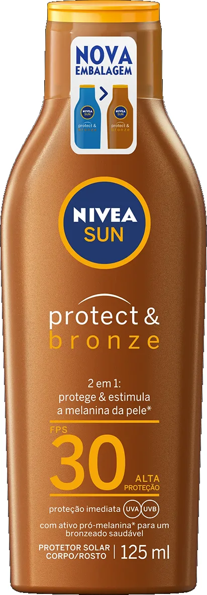 NIVEA PROTETOR SOLAR 125ML F30 SUN PROTECT BRONZE