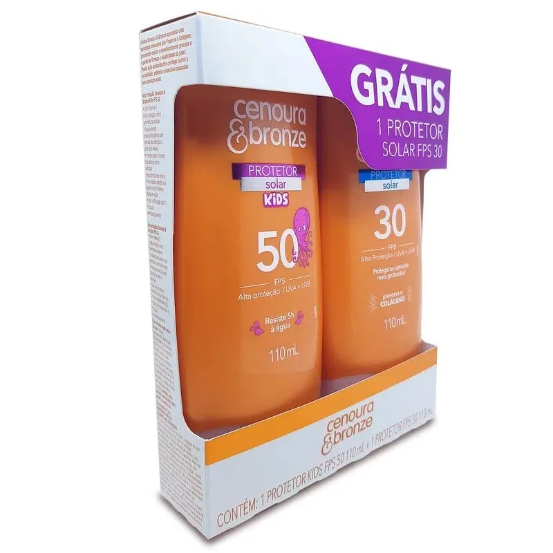 CENOURA BRONZE KIT 110ML FPS 50 GT30