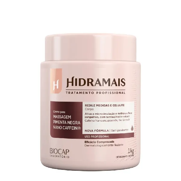 HIDRAMAIS CR 1KG MASS PIMENTA NEGRA NANOCAFFEIN