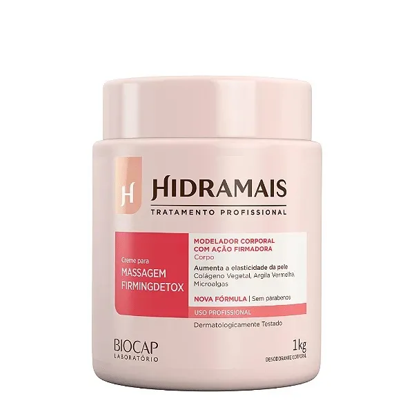 HIDRAMAIS CREME 1KG MASSAGEM FIRMINGDETOX