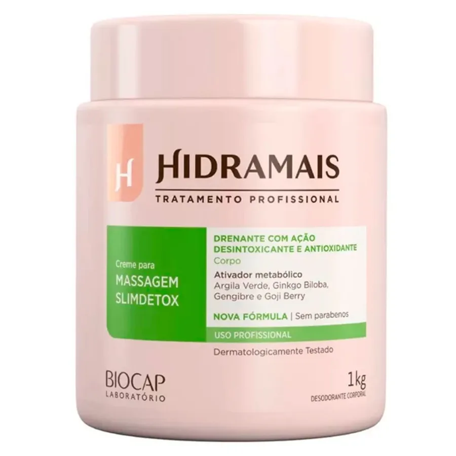 HIDRAMAIS CREME 1KG MASSAGEM SLIM DETOX