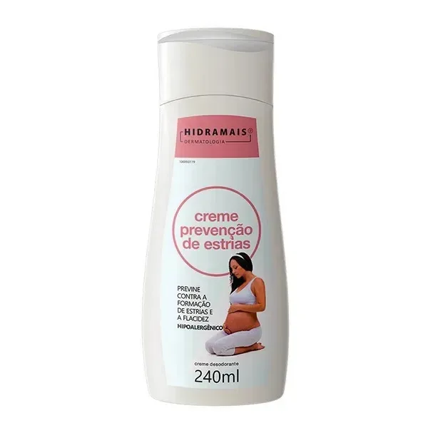 HIDRAMAIS CREME 240G MASSAGEM PREVENCAO ESTRIAS