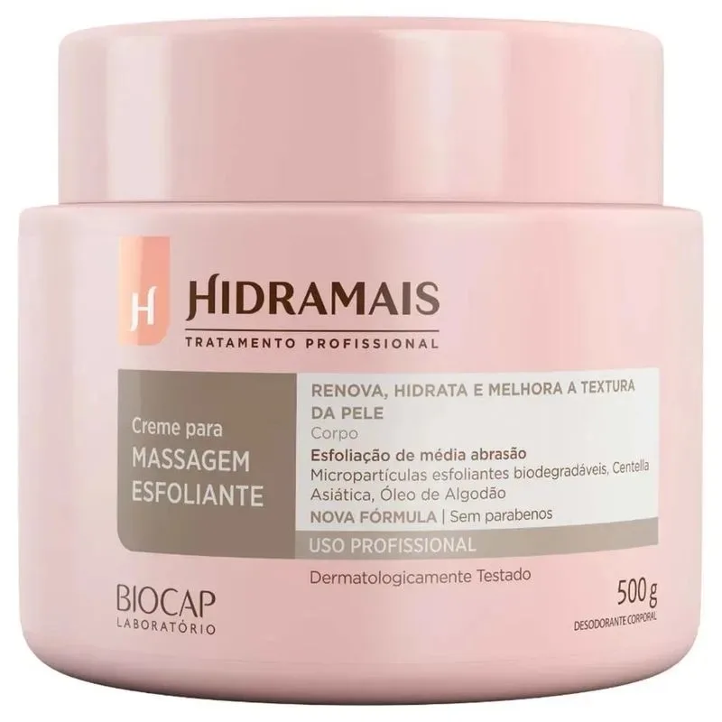 HIDRAMAIS CR 500G MASSAGEM ESFOLIANTE NATURAL