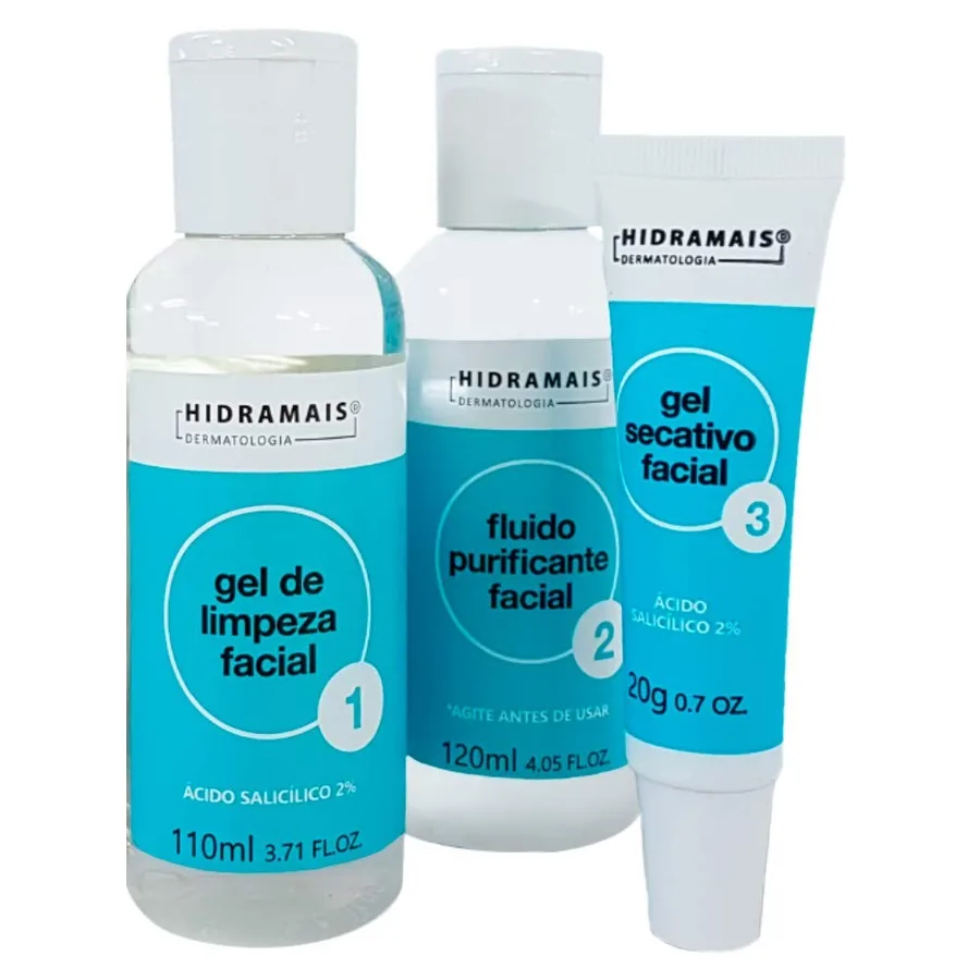 HIDRAMAIS KIT TRATAMENTO ANTI-ACNE 2X120ML+20G