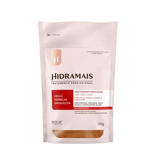 HIDRAMAIS CREME 150G DESO MASSAGEM ARGILA VERMELHA