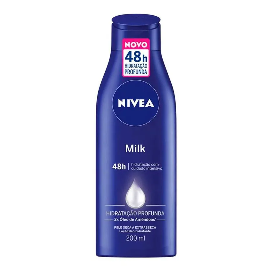 NIVEA HIDRATANTE 200ML MILK PELE EXTRA SECA