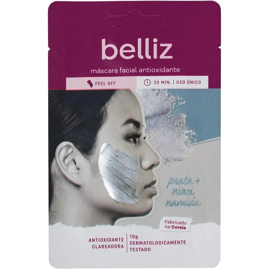 BELLIZ RICCA MASC FACIAL ANTIOXIDANTE PRATA
