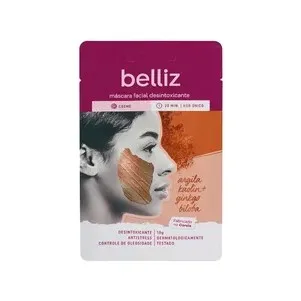 BELLIZ RICCA MASC FACIAL DESINTOXIC ARGILA VERMELH