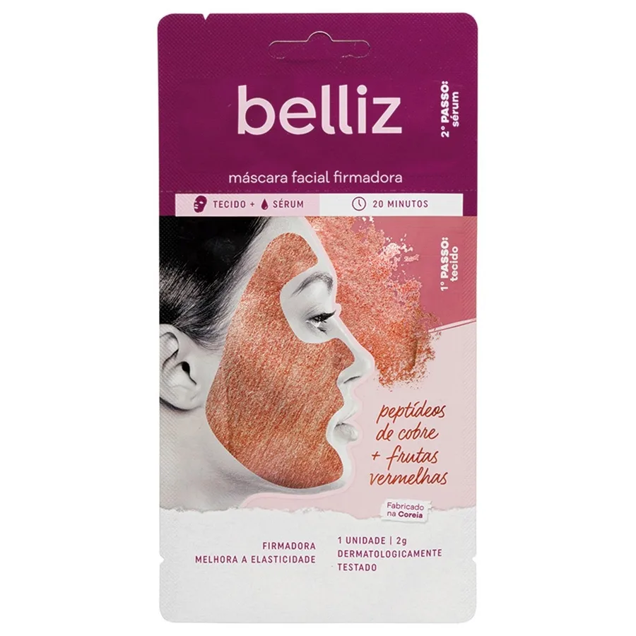 BELLIZ RICCA MASC FACIAL FIRMADORA COBRE