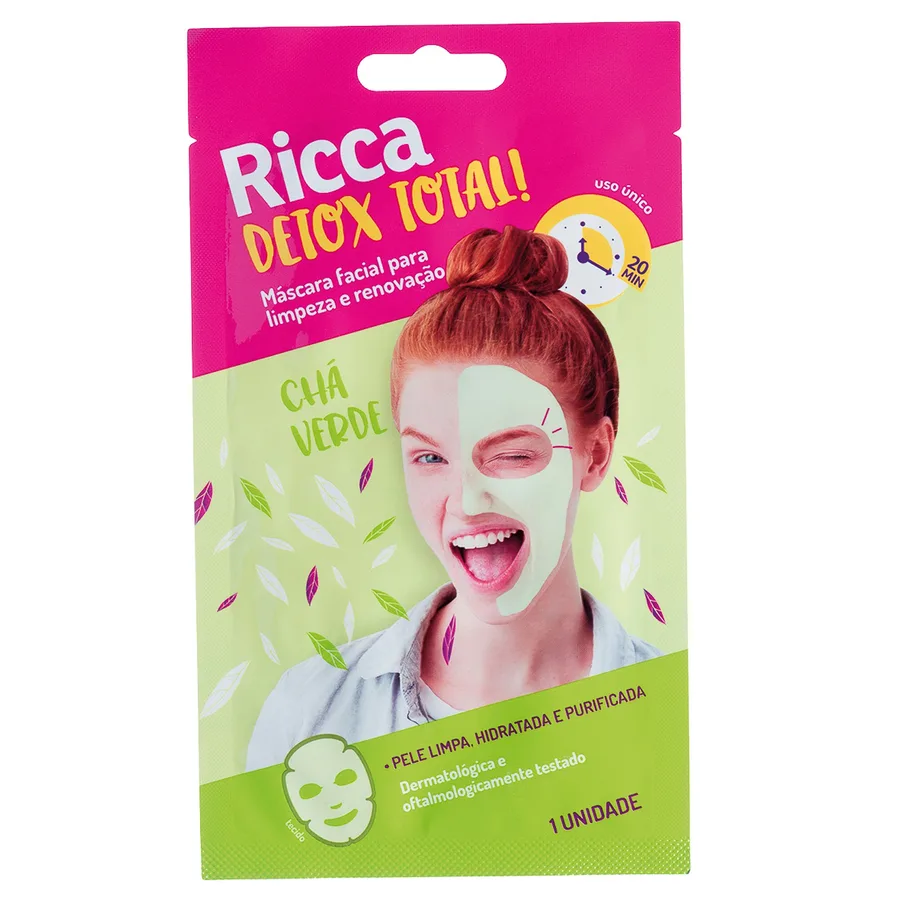 BELLIZ RICCA MASC FACIAL PR LIMPEZA DA PELE